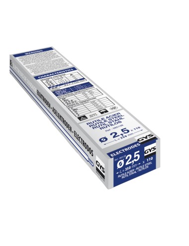 110 Elektroden Rutiles Staal Ø2.5 - Half -Etui